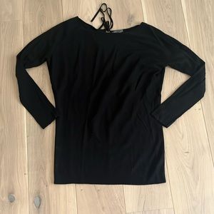 Vince Boatneck Sweater with Open Back